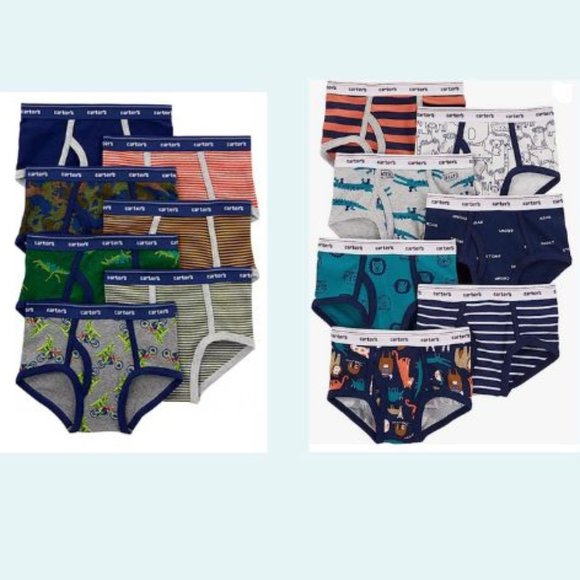 Carter's Accessories 2 Packs Carters Boys Briefs 4 Pairs Safair